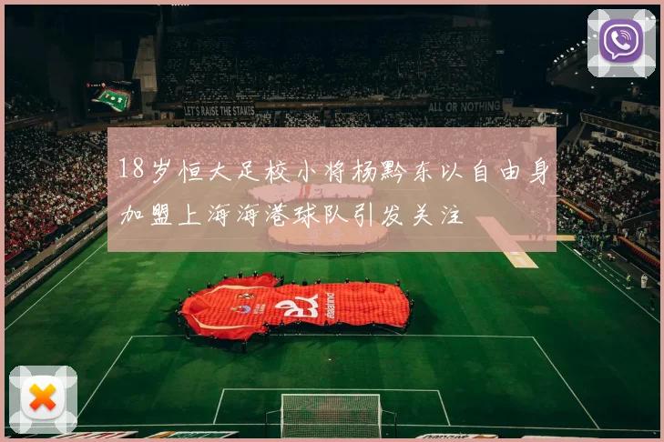 18岁恒大足校小将杨黔东以自由身加盟上海海港球队引发关注