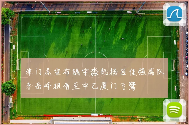 津门虎宣布钱宇淼阮杨吕佳强离队李岳峰租借至中乙厦门飞鹭